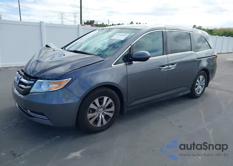 2016 Honda Odyssey Se z USA, uszkodzony, nr VIN 5FNRL5H35GB079929